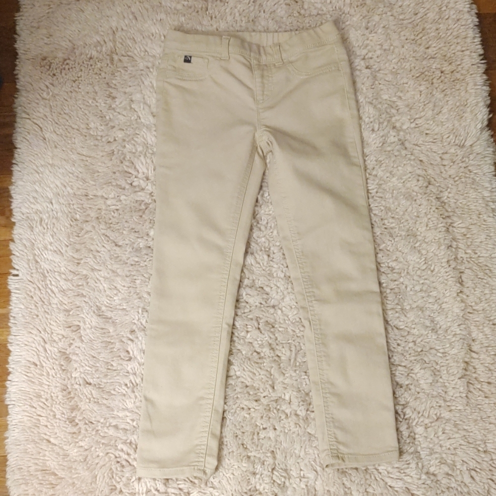 Girls size 7/8 tan jeans